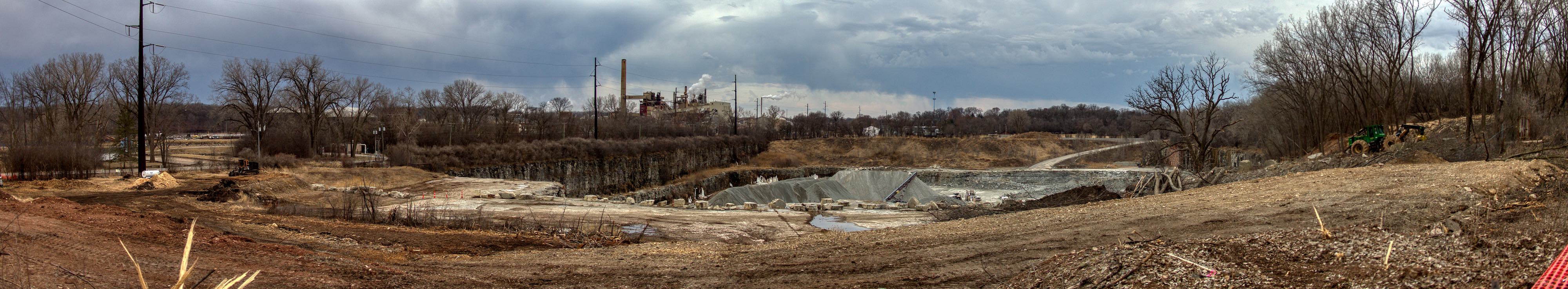 Panorama of the Kaukauna Quarry